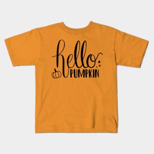 Hello Pumpkin Kids T-Shirt